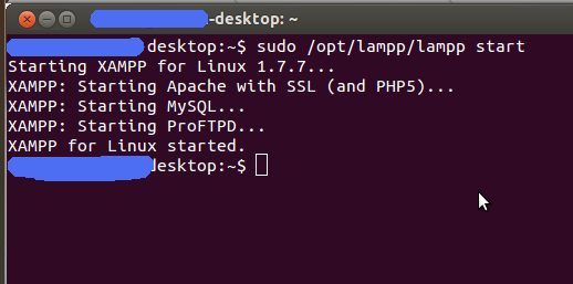 How To Start Xampp From Terminal In Ubuntu